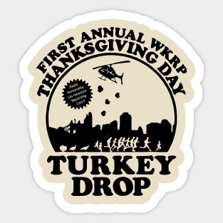 WKRP Thanksgiving Day Sticker